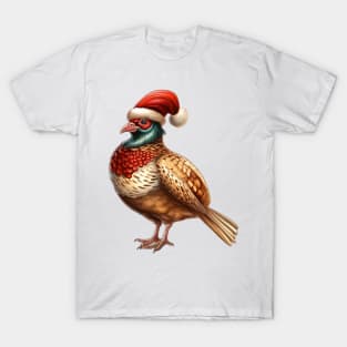 Vintage Christmas Pheasant T-Shirt